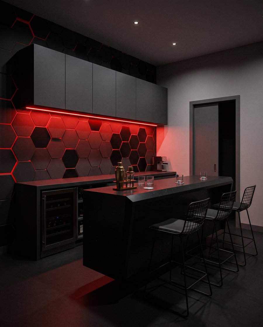 Licht in Sechsecken — Interieur 4