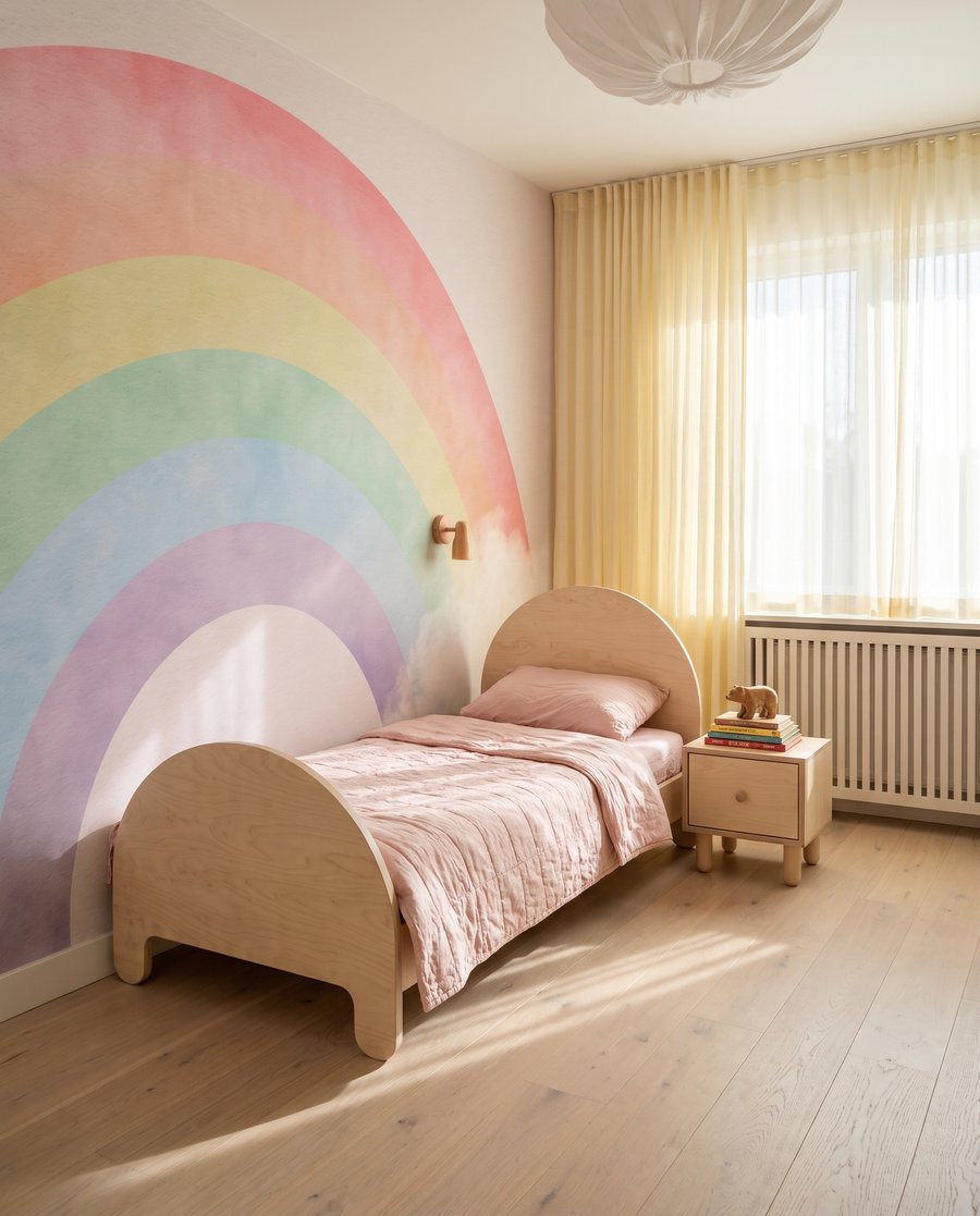Regenbogen in sanftem Aquarell — Interieur 8