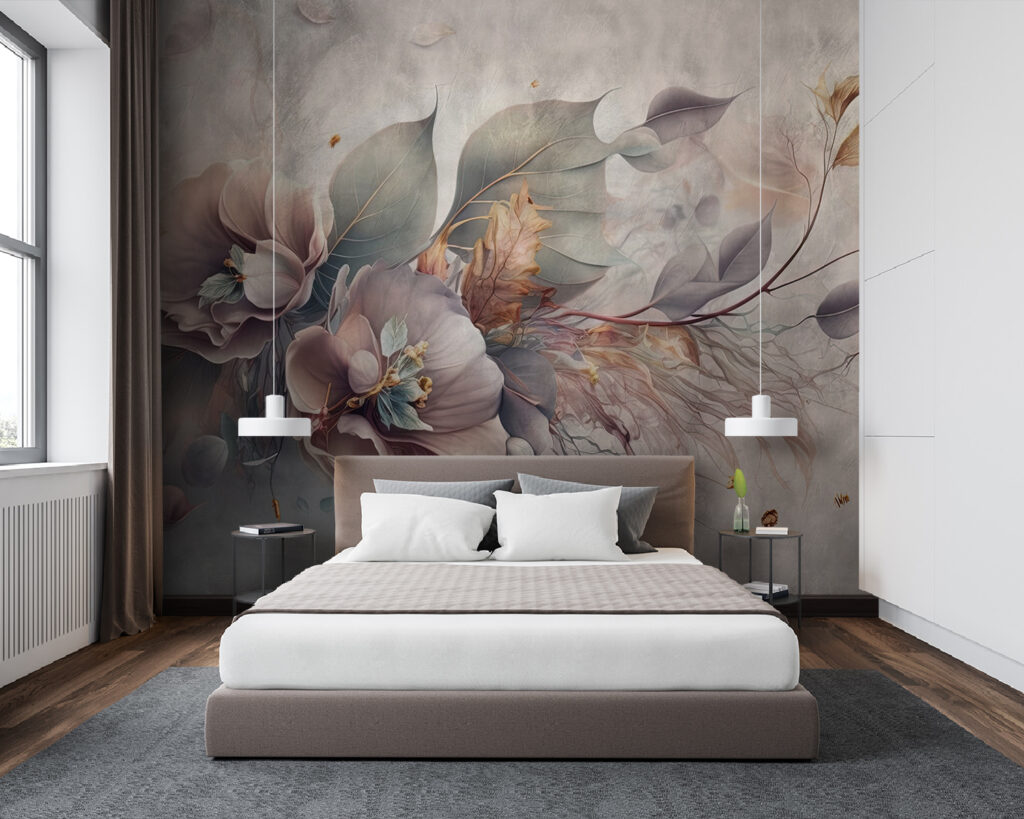 Blüten mit feinen Rispenzweigen in einem Interieur
