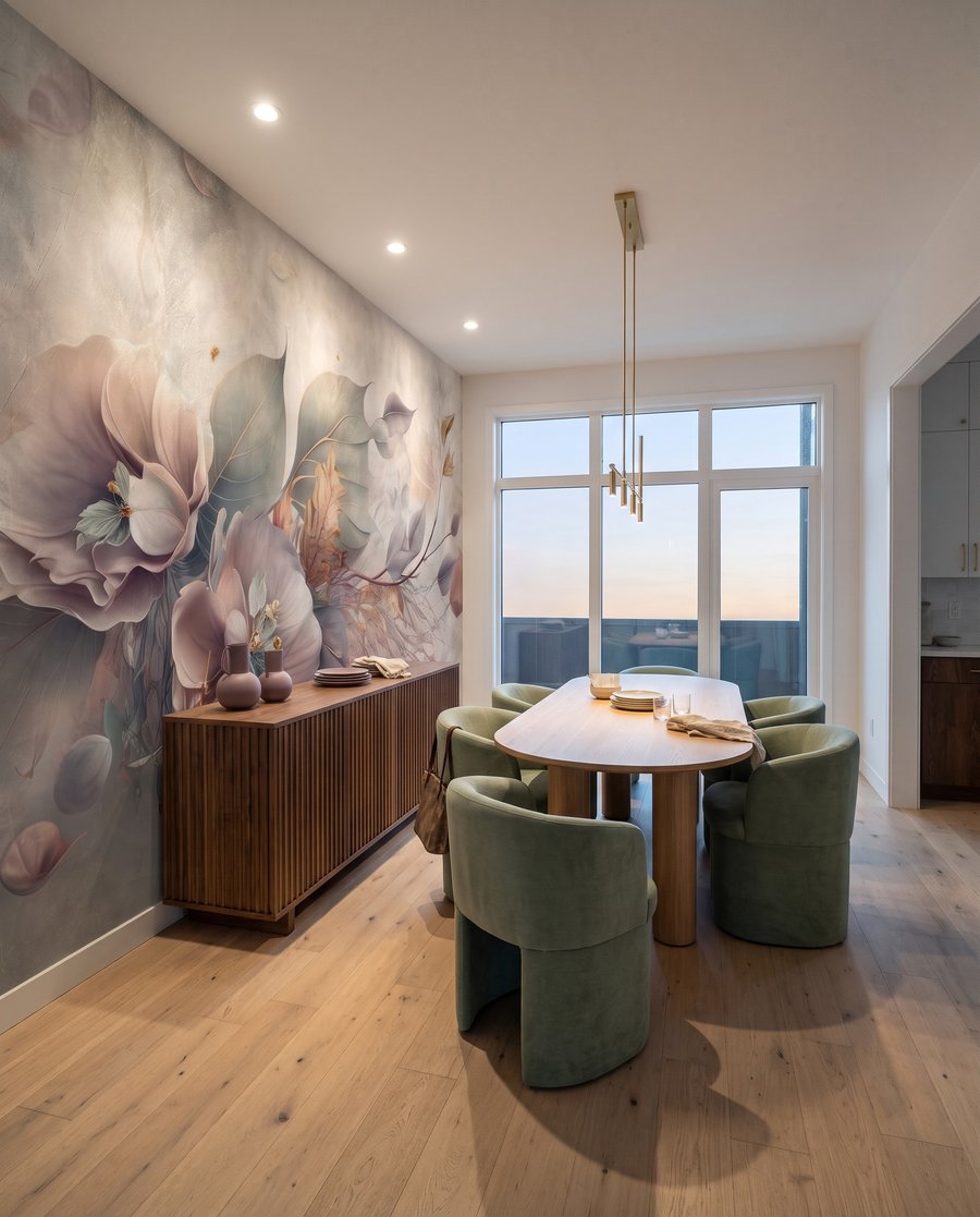 Blüten mit feinen Rispenzweigen — Interieur 6