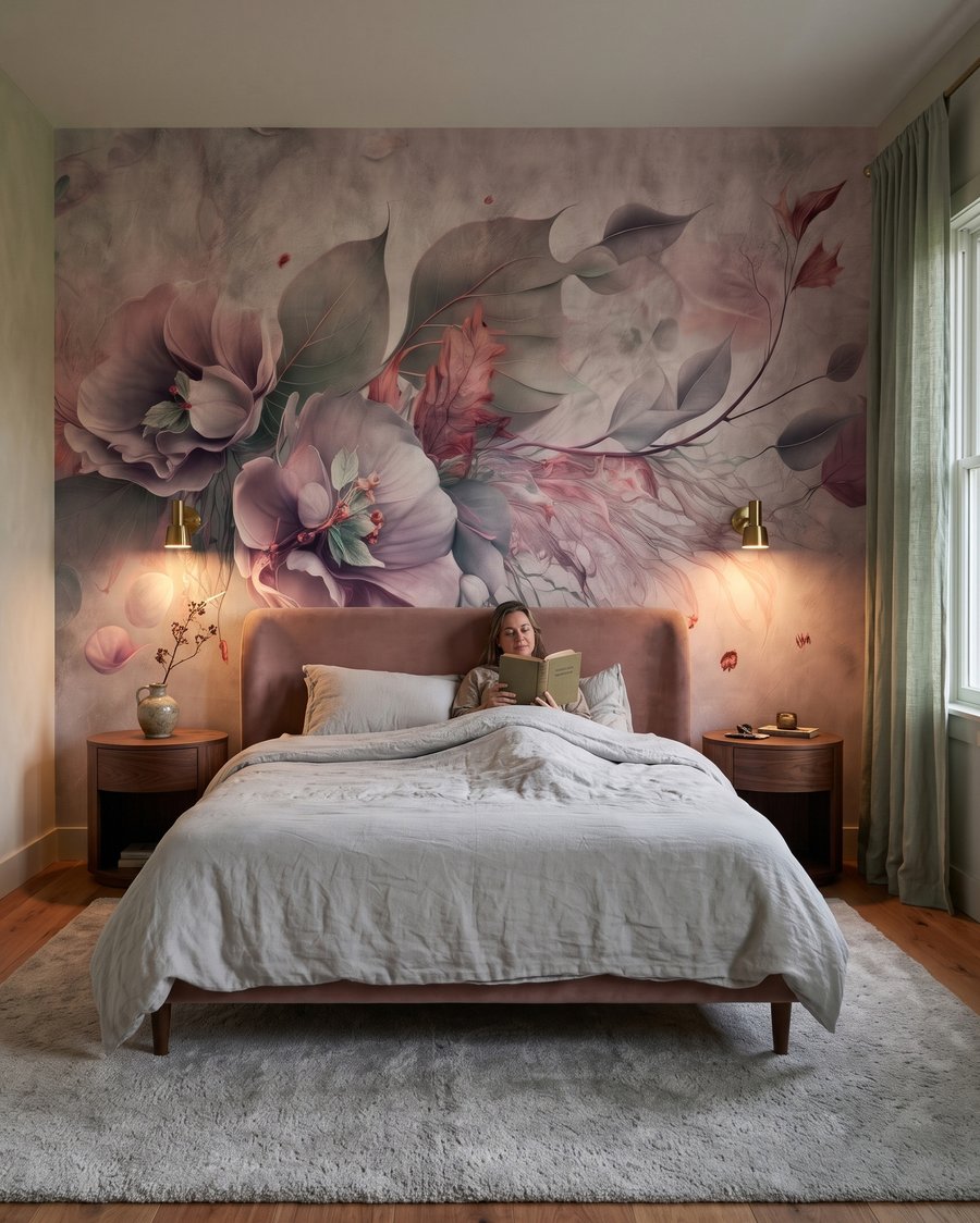 Blüten mit feinen Rispenzweigen — Interieur 1