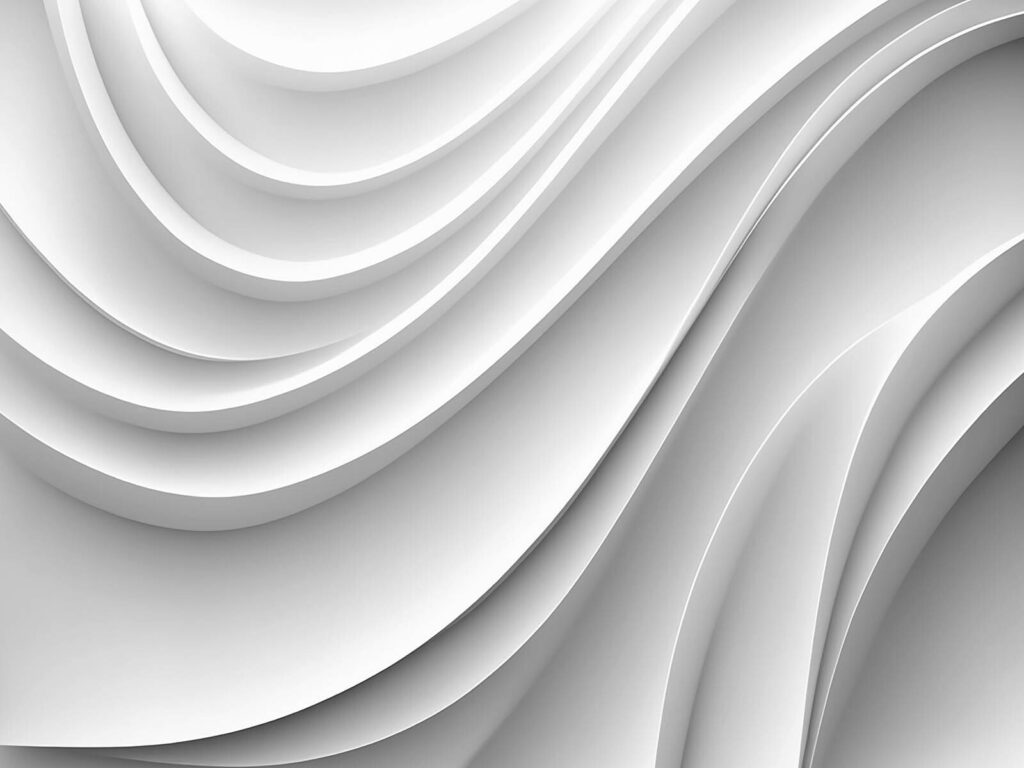 Fließende weiße Falten — ganzes Design