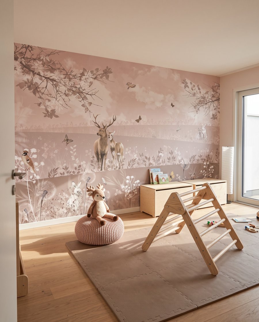 Hirsche auf rosa Wiesen — Interieur 6