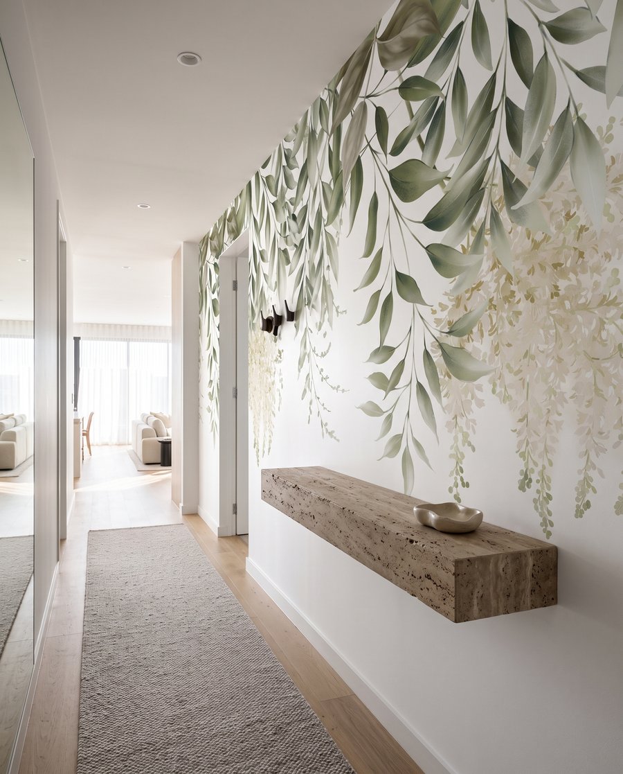 Hängende grüne Blättchen — Interieur 4