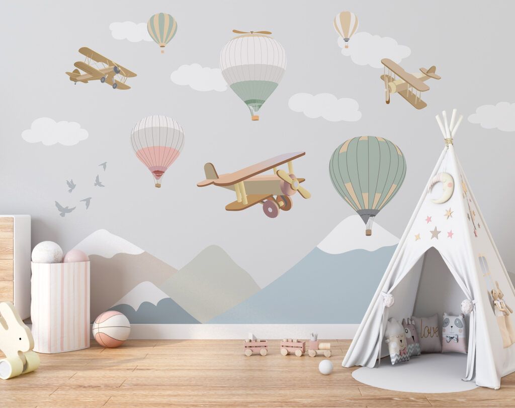 Ballons über den Bergen — Interieur 2