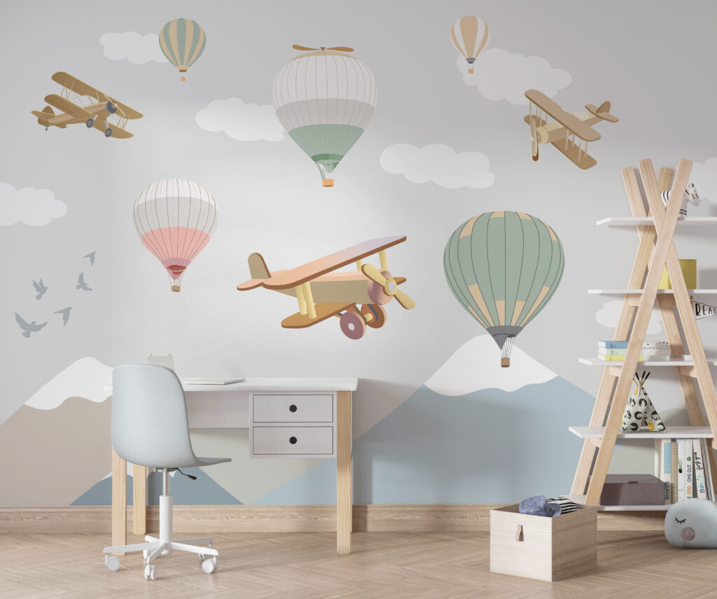 Ballons über den Bergen — Interieur 1
