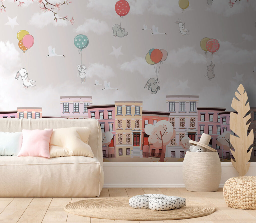 Städtchen mit Ballons — Interieur 2