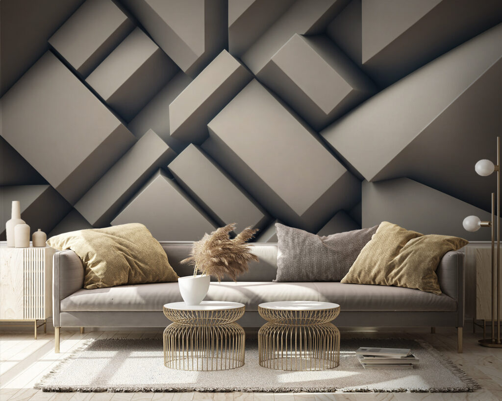 Ineinandergreifende Würfel — Interieur 1