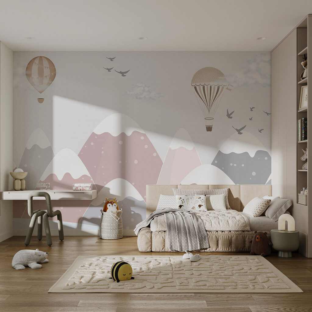 Heißluftballon über Bergen — Interieur 4