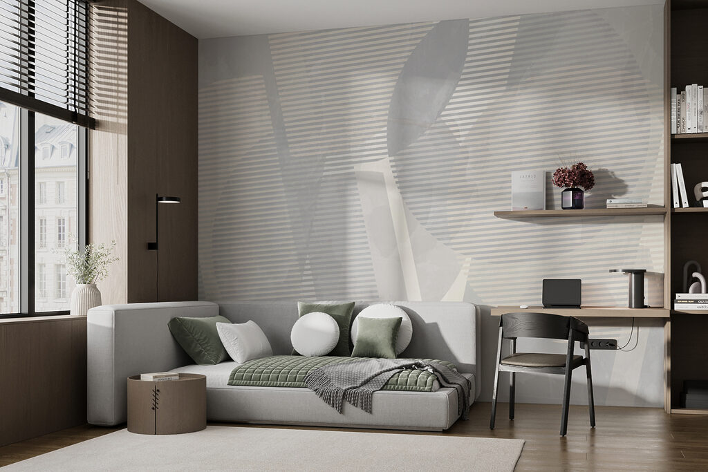 Weißes Rillenspiel — Interieur 8