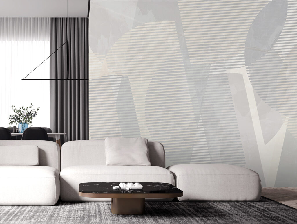 Weißes Rillenspiel — Interieur 4
