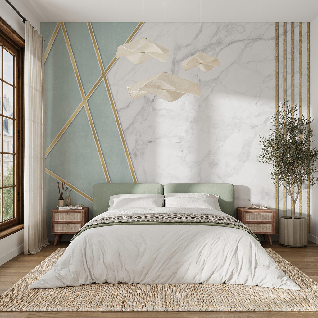 Mint und Marmoroptik — Interieur 5