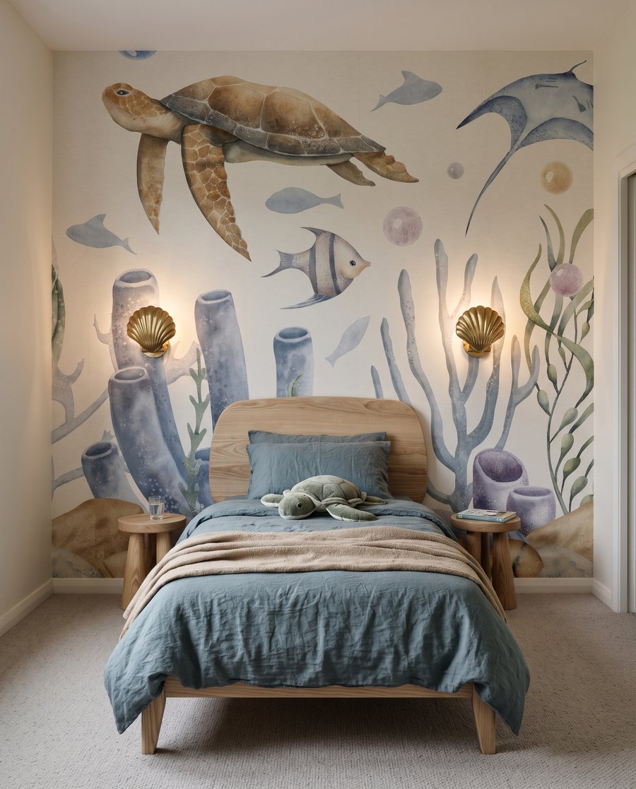 Riff in zartem Aquarell — Interieur 6
