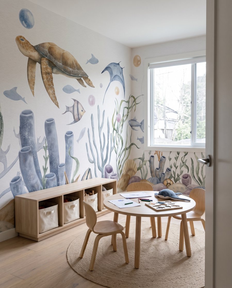 Riff in zartem Aquarell — Interieur 7
