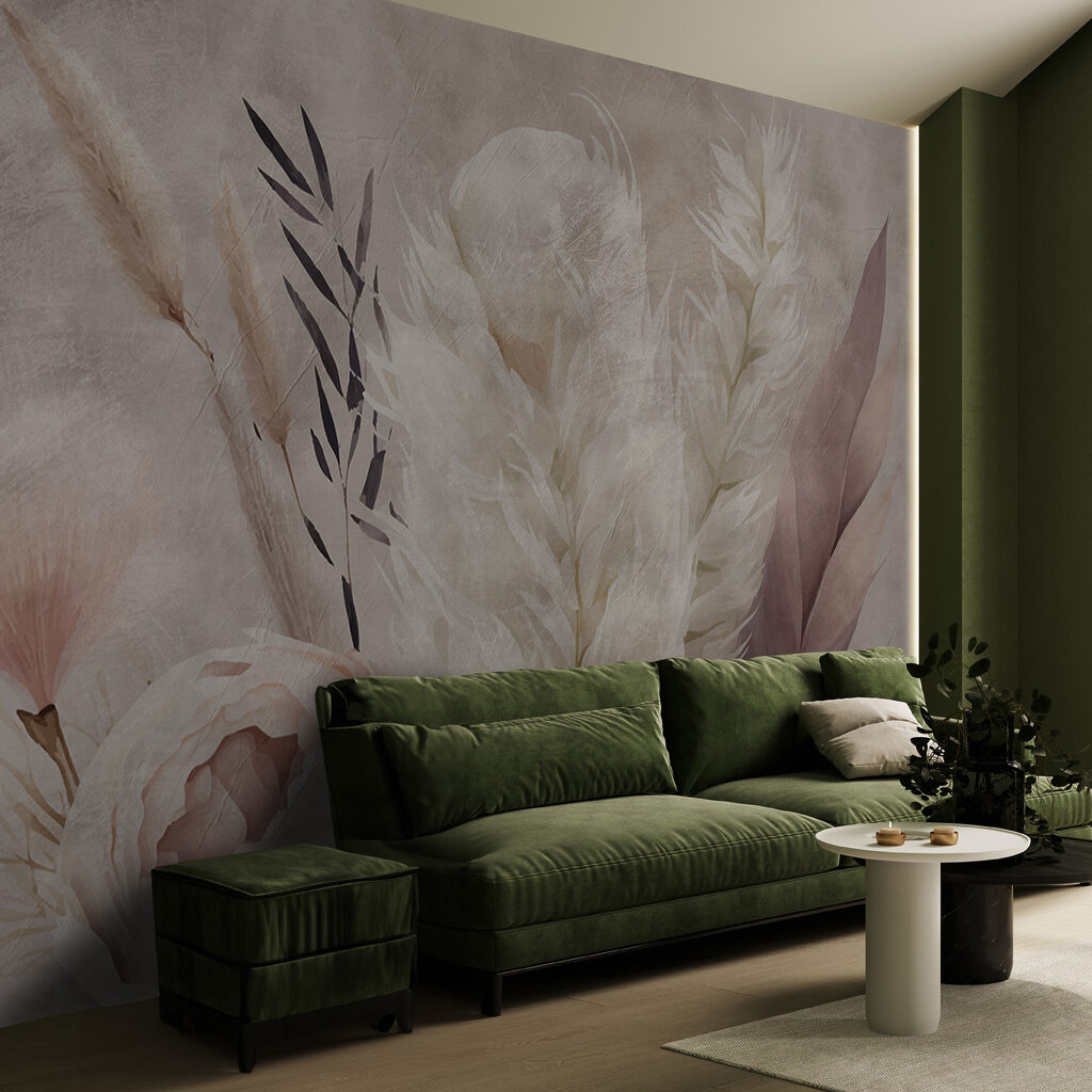 Pampasgras und Blätter — Interieur 6