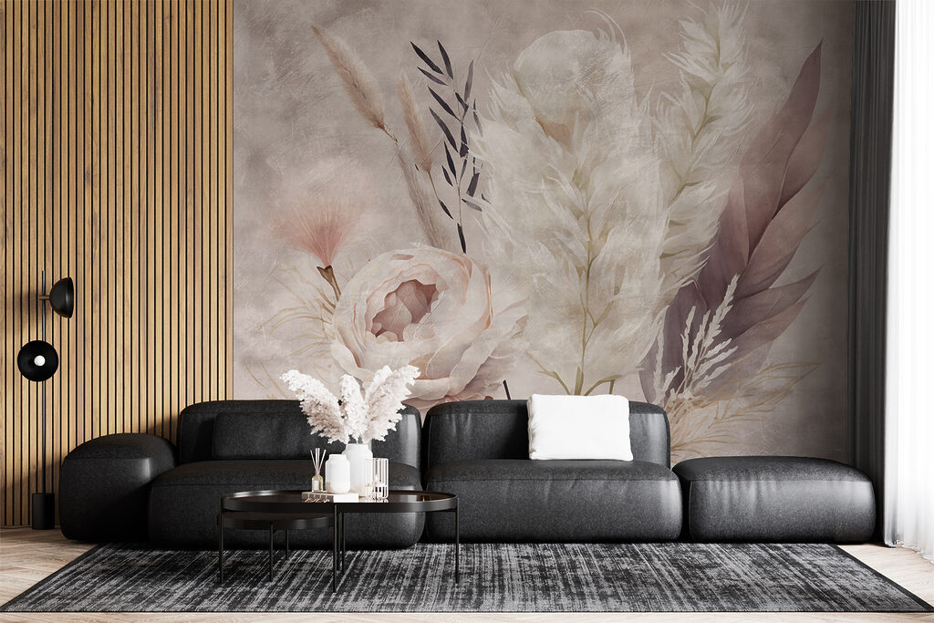 Pampasgras und Blätter — Interieur 7