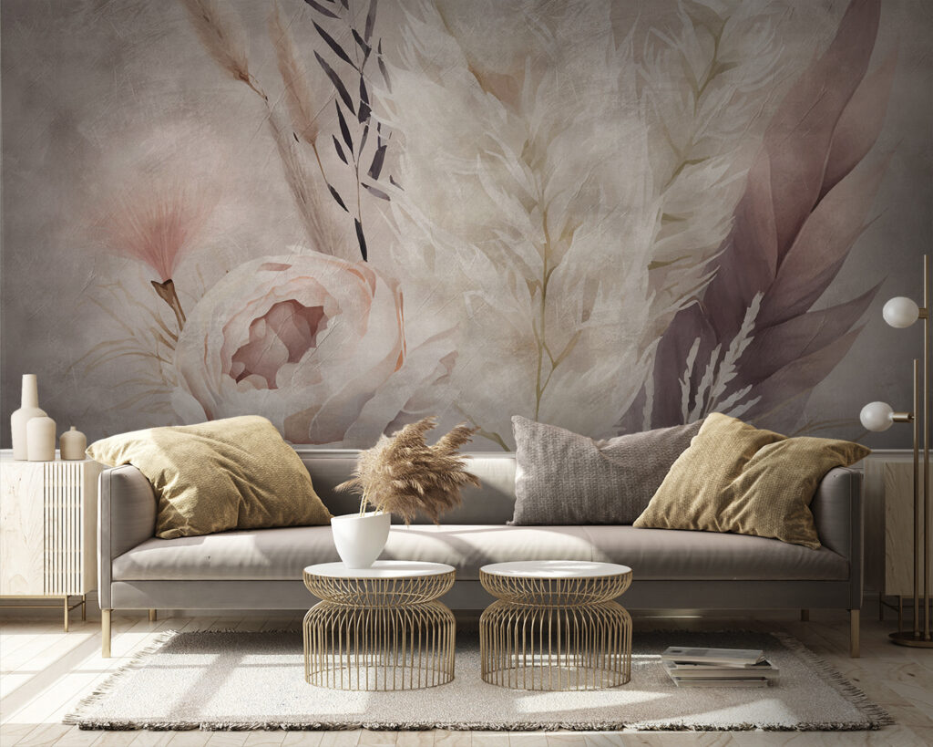 Pampasgras und Blätter — Interieur 5
