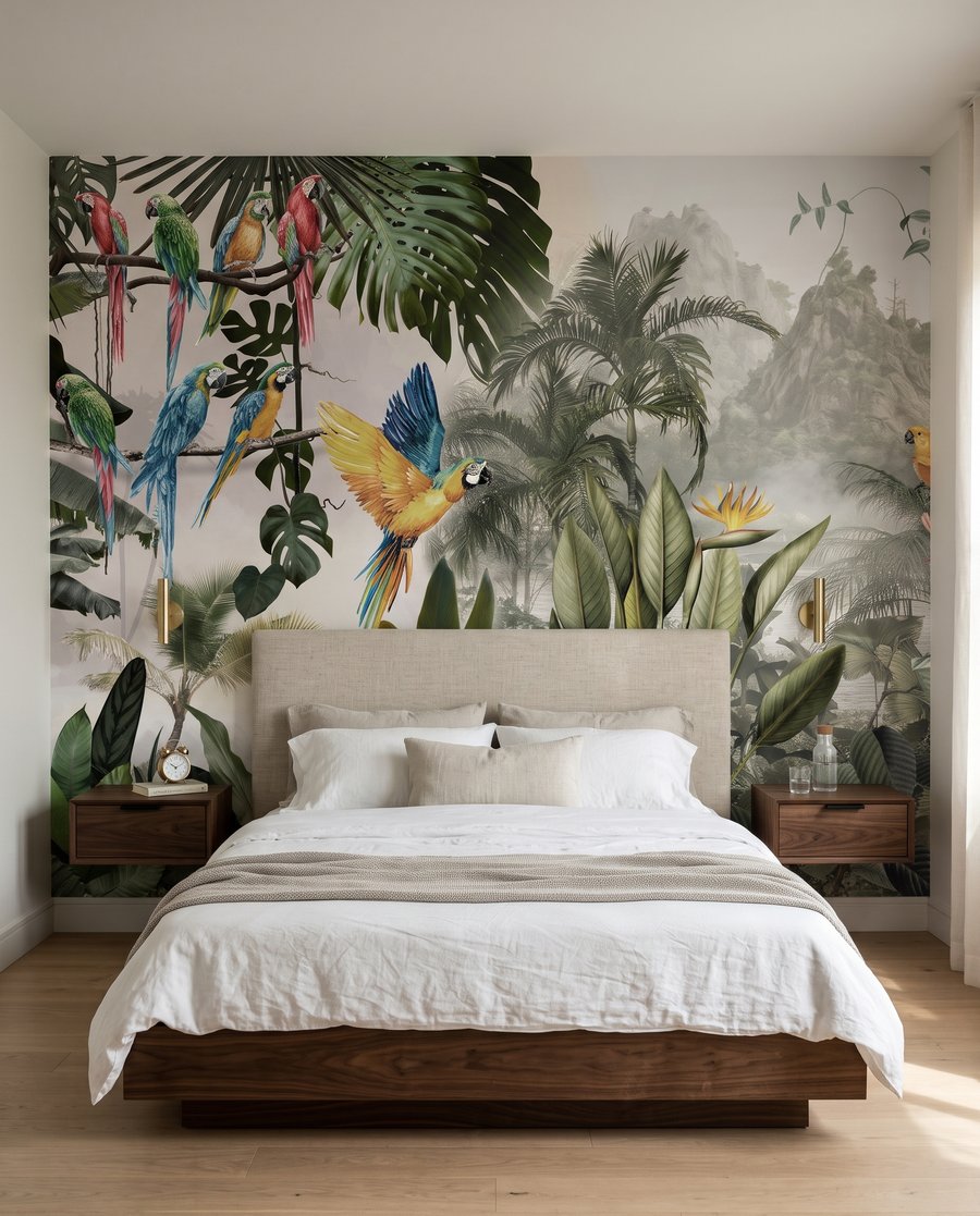 Papageien im lichten Wald — Interieur 3