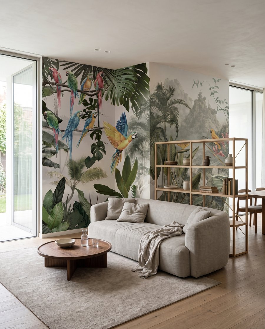 Papageien im lichten Wald — Interieur 5