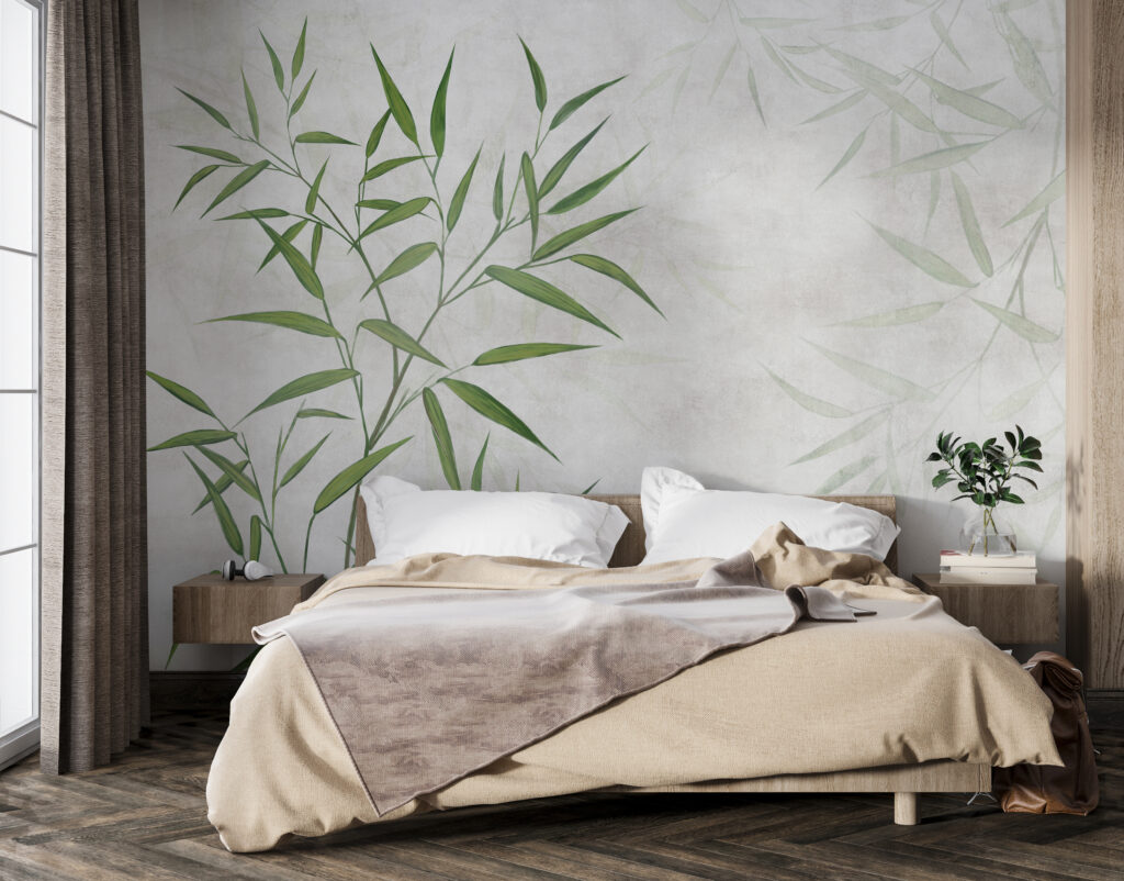 Bambus auf Weiß — Interieur 2