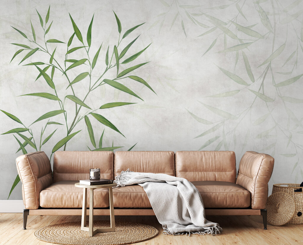 Bambus auf Weiß — Interieur 3