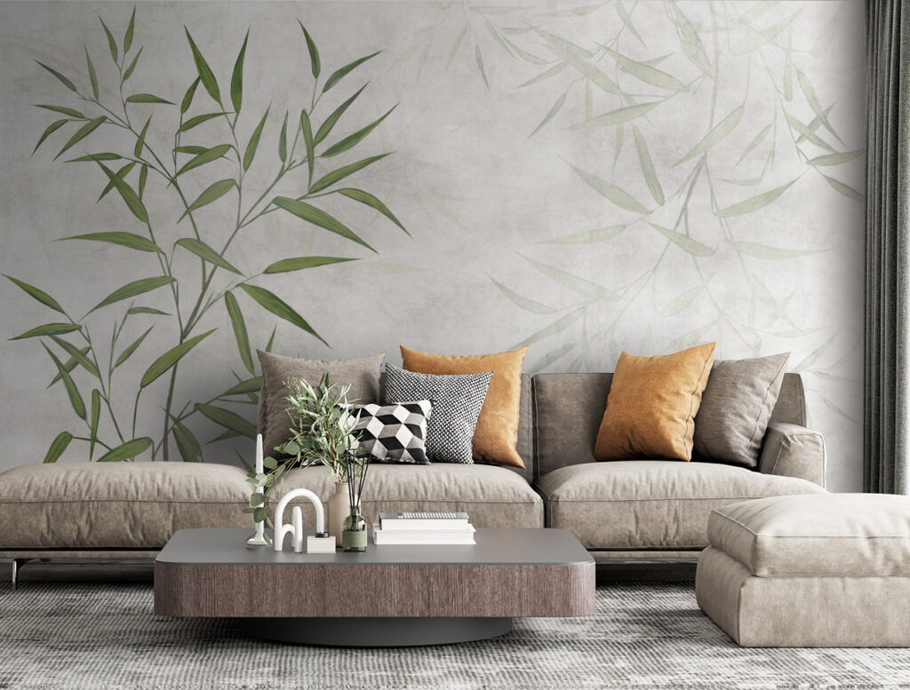 Bambus auf Weiß — Interieur 5
