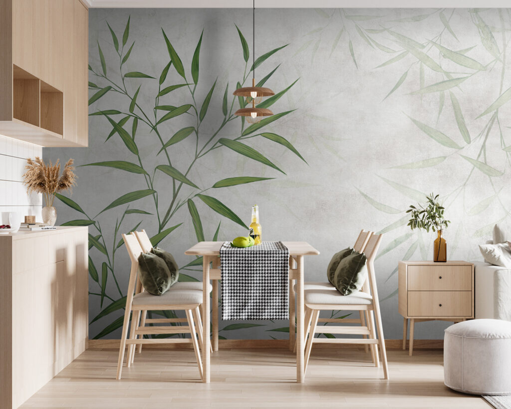 Bambus auf Weiß — Interieur 6