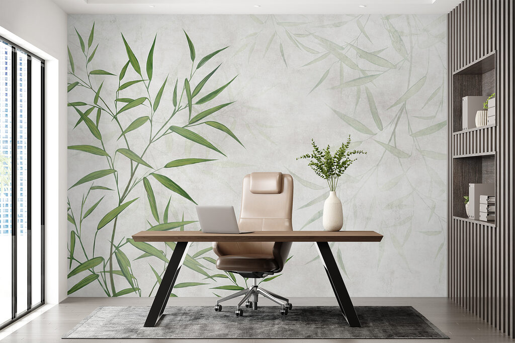 Bambus auf Weiß — Interieur 8