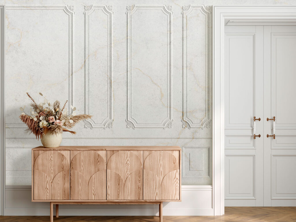 Zierleisten in sanften Tönen — Interieur 1