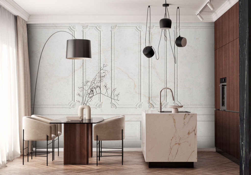 Zierleisten in sanften Tönen — Interieur 2