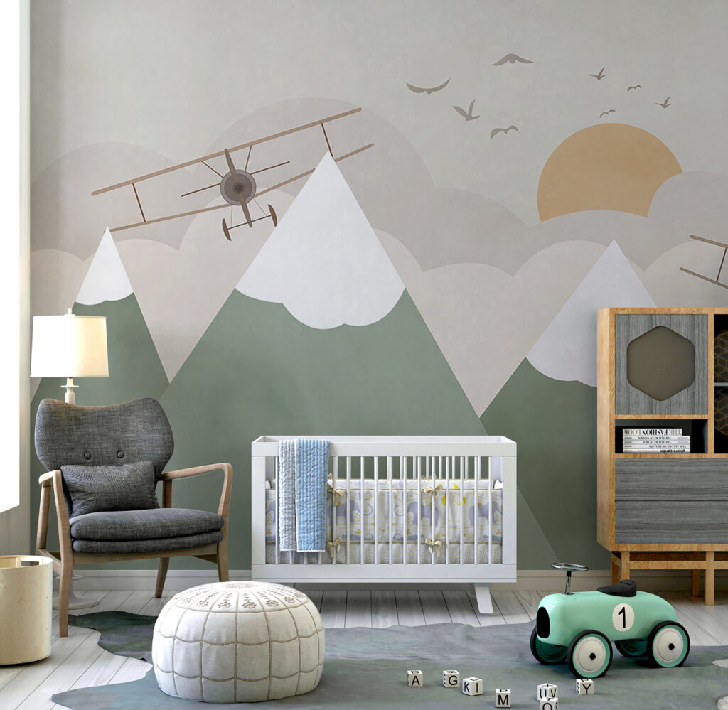 Flugzeuge über grünen Gipfeln — Interieur 2