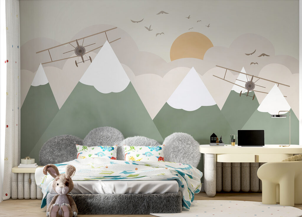 Flugzeuge über grünen Gipfeln — Interieur 3