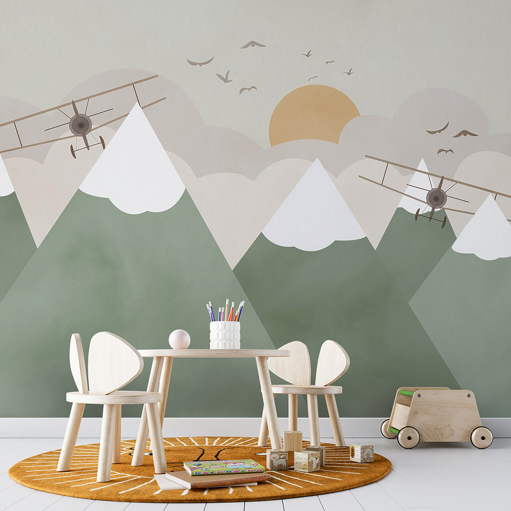 Flugzeuge über grünen Gipfeln — Interieur 6
