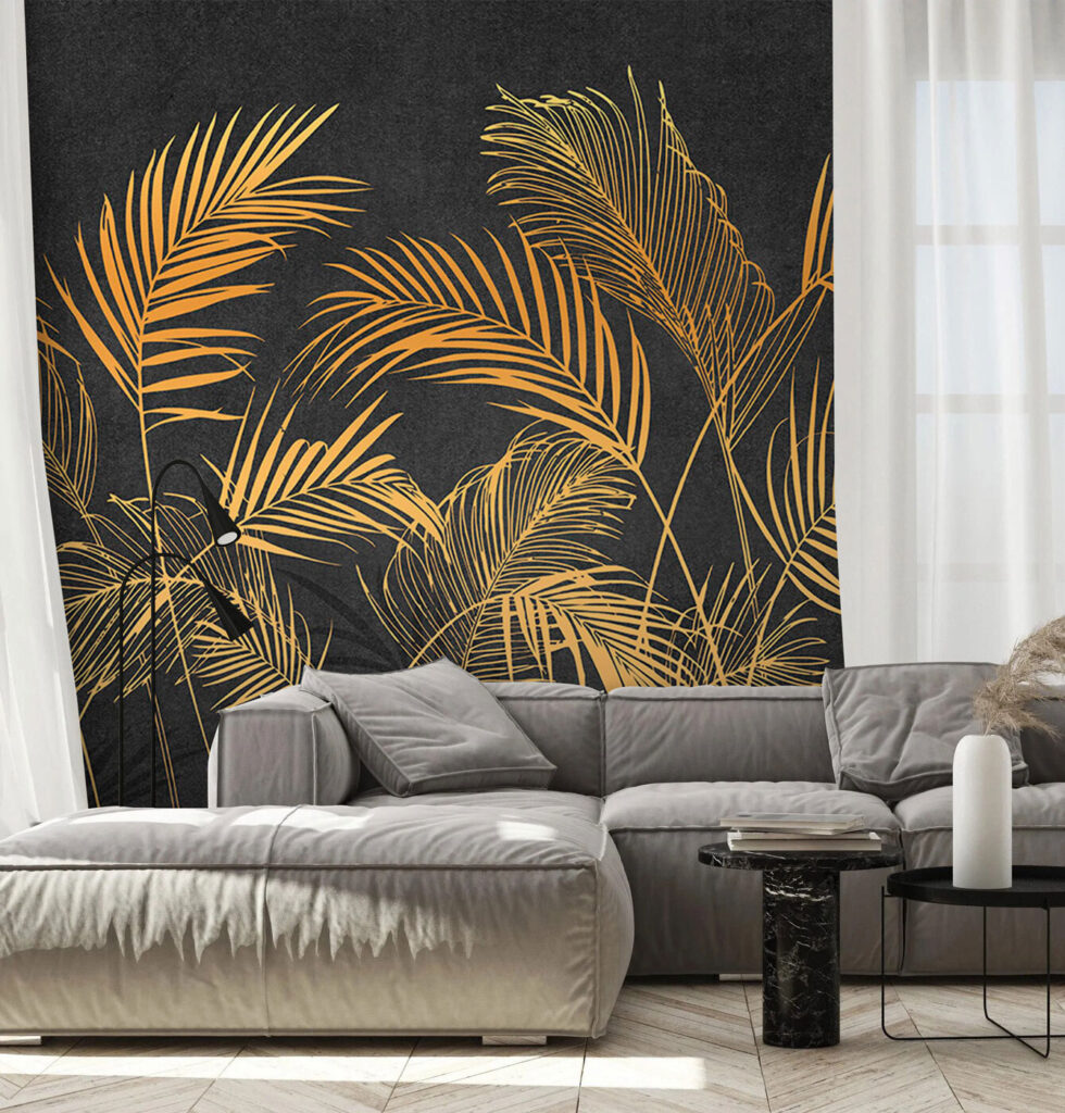 Palmwedel in Gruppen — Interieur 2