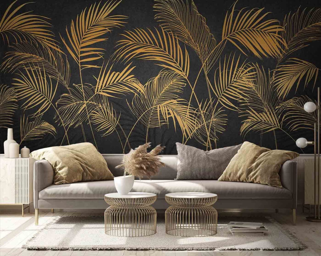 Palmwedel in Gruppen — Interieur 3