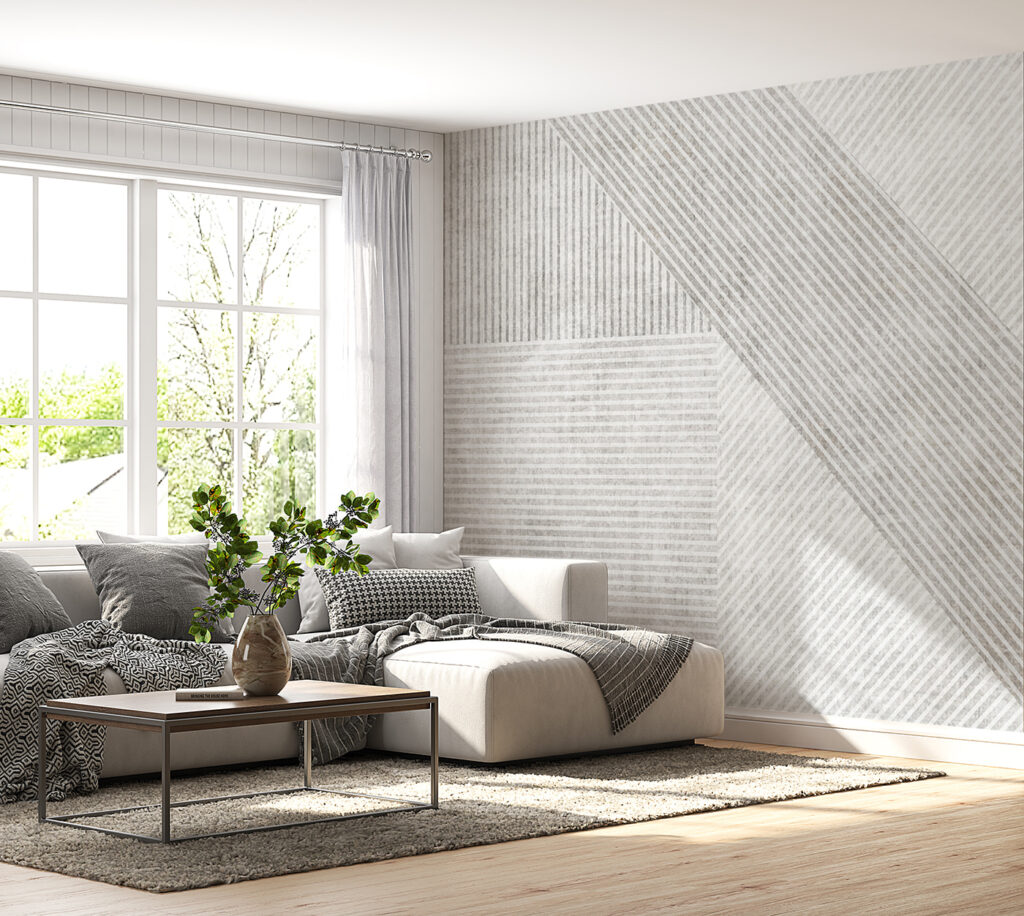 Geometrische Streifenfelder — Interieur 3