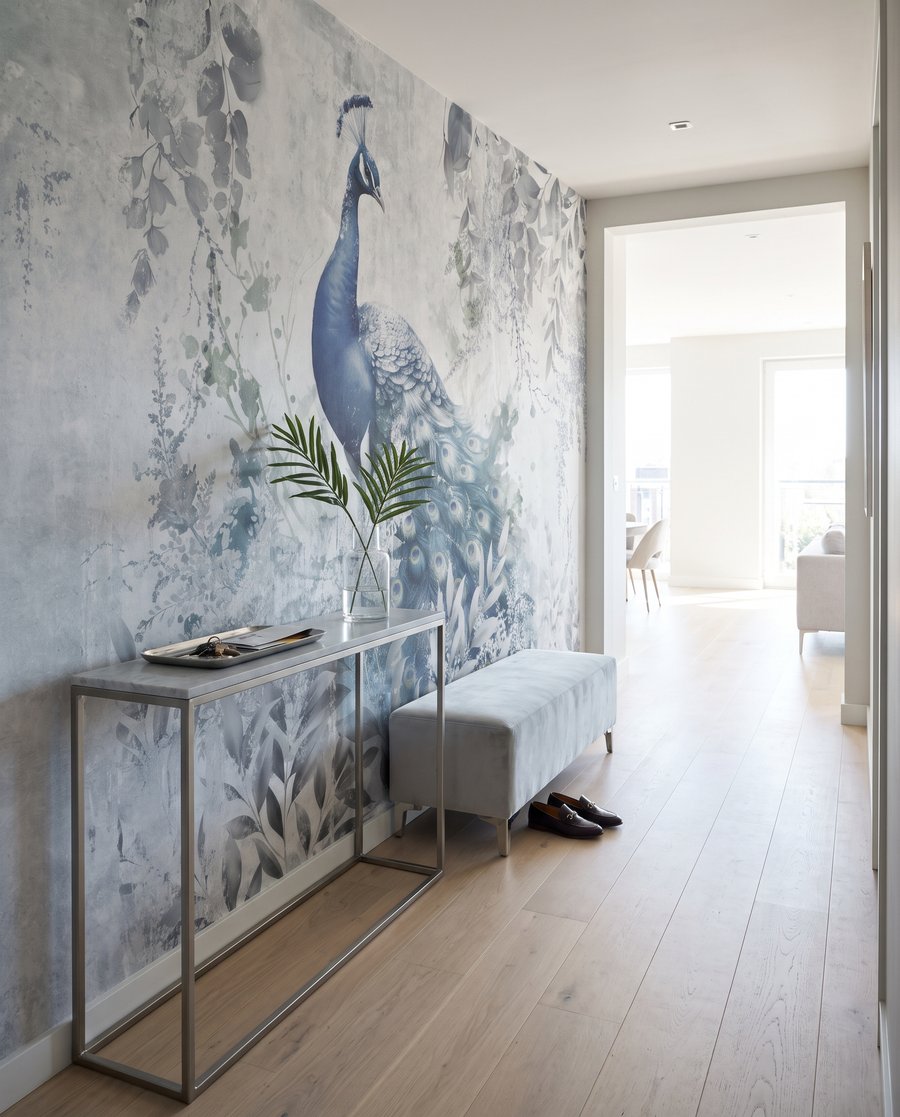 Pfau im grauen Nebel — Interieur 4