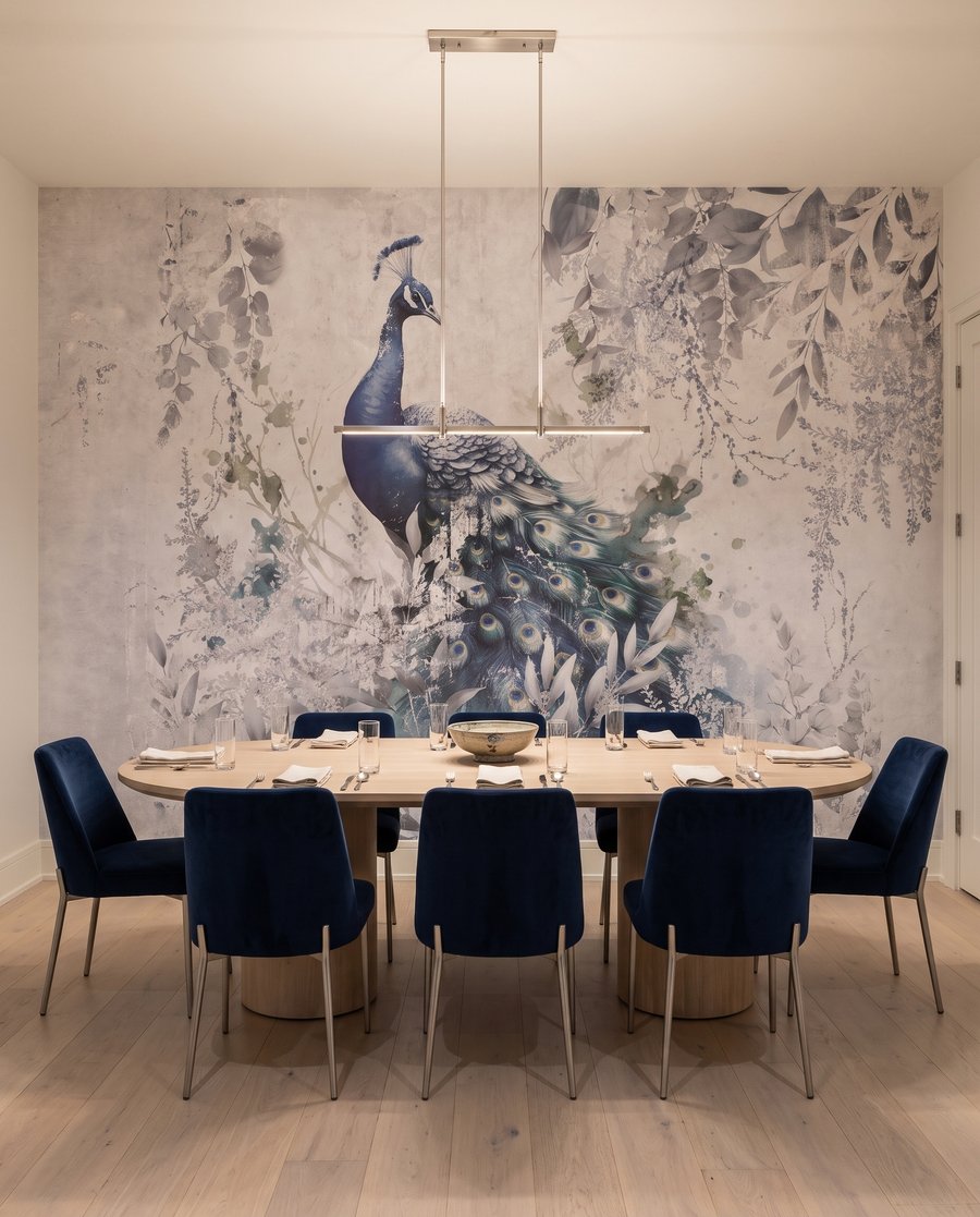 Pfau im grauen Nebel — Interieur 5