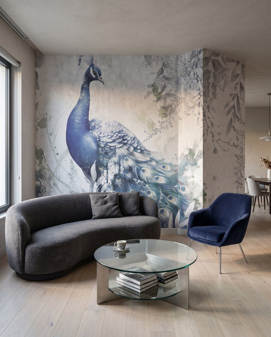 Pfau im grauen Nebel — Interieur 6