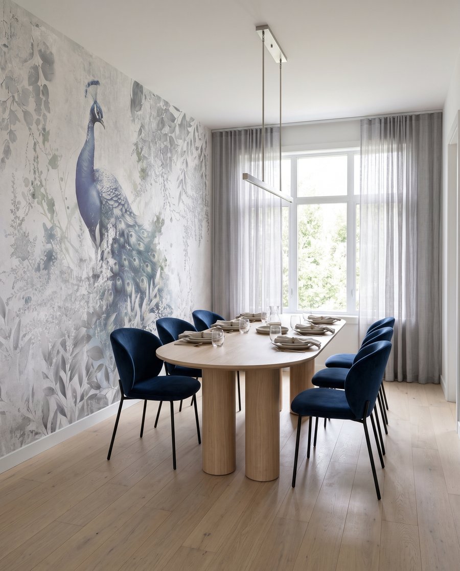 Pfau im grauen Nebel — Interieur 7
