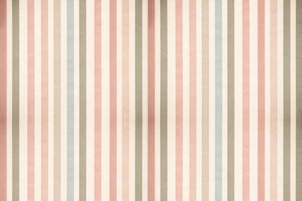Feine Streifen in Pfirsichgrau — ganzes Design