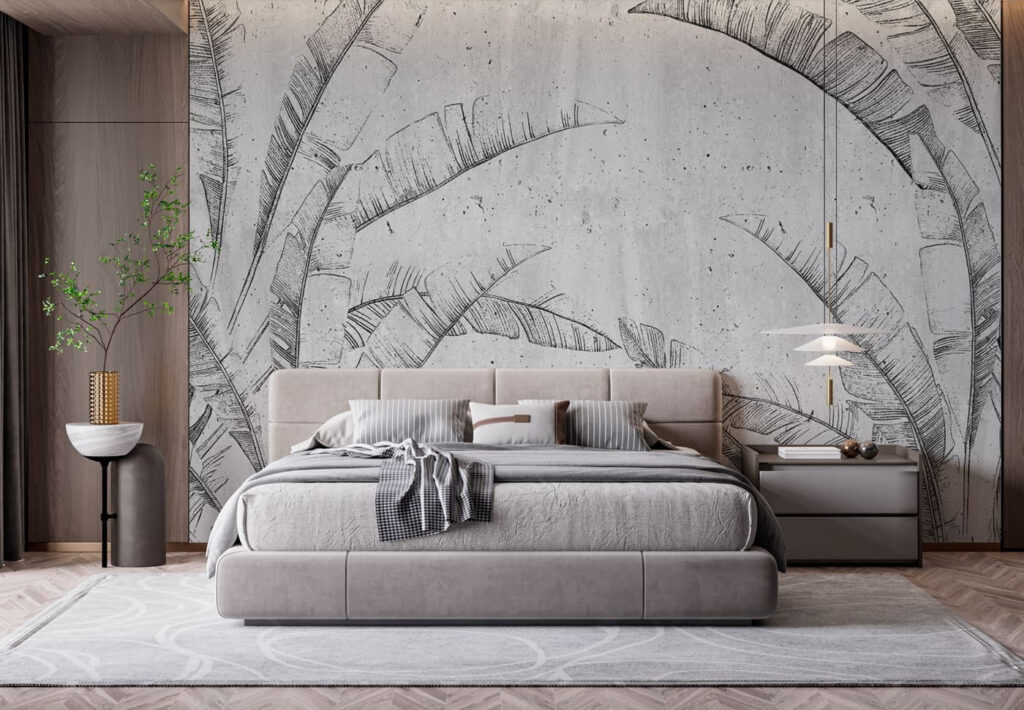 Gezeichnete Bananenblätter — Interieur 1
