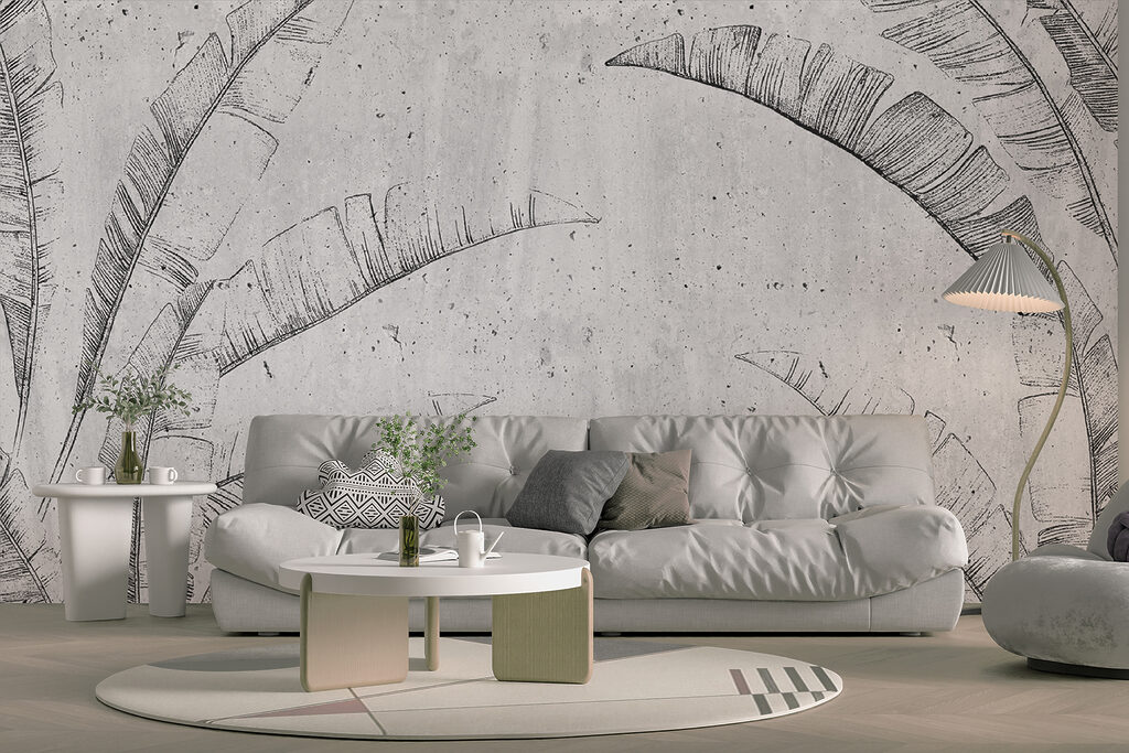Gezeichnete Bananenblätter — Interieur 3