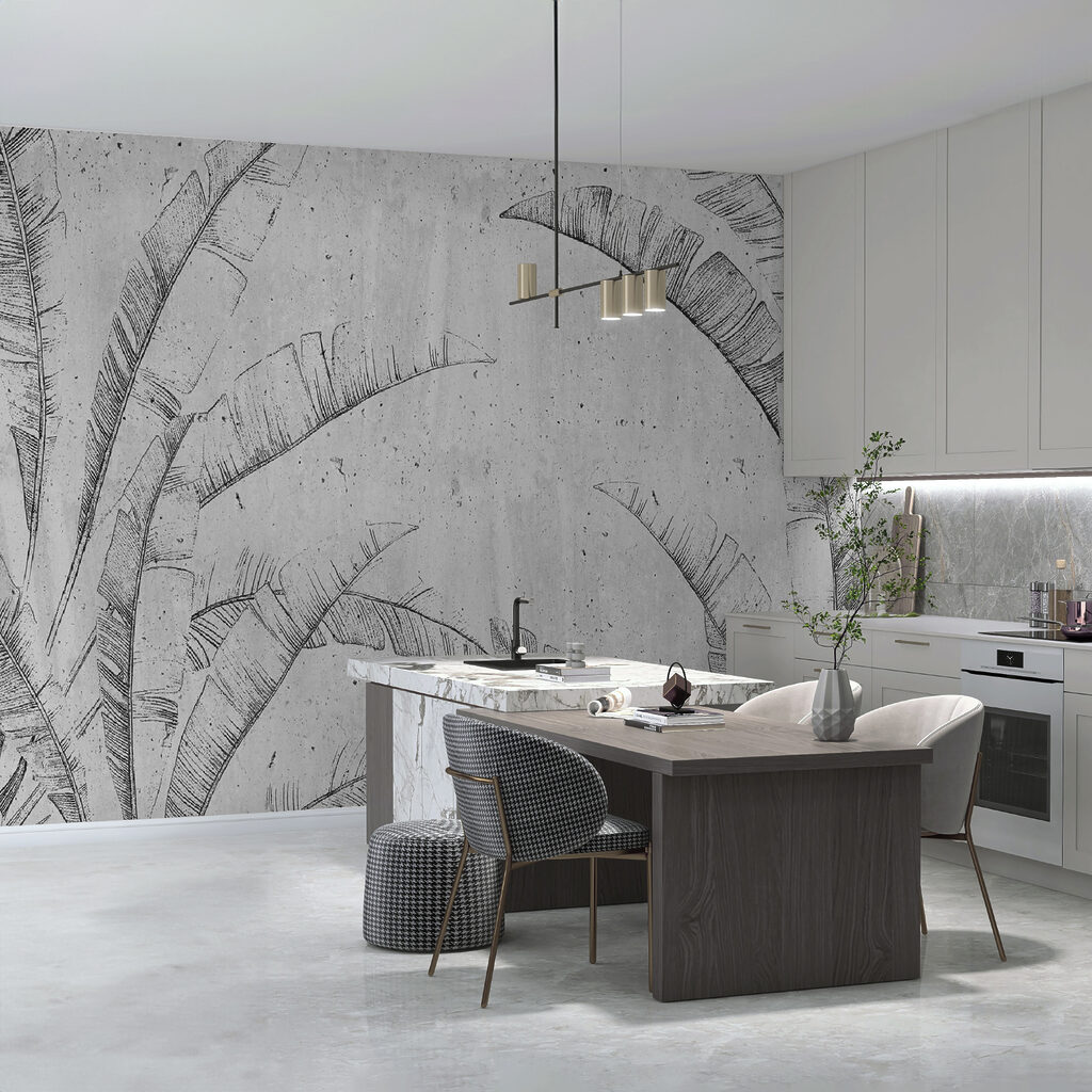 Gezeichnete Bananenblätter — Interieur 4