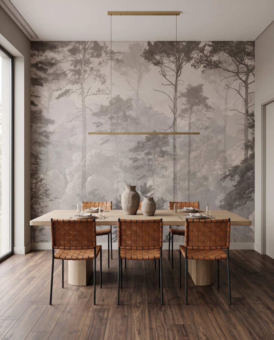 Tannen Schicht für Schicht in einem Interieur