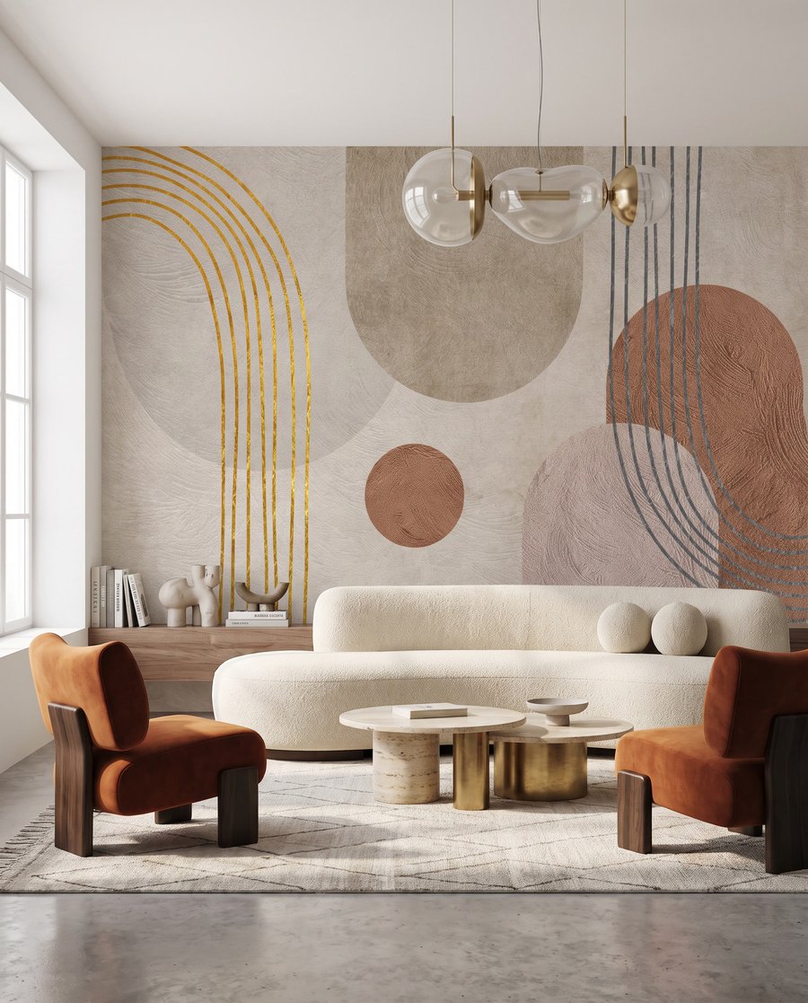 Bögen mit warmen Kreisen — Interieur 3