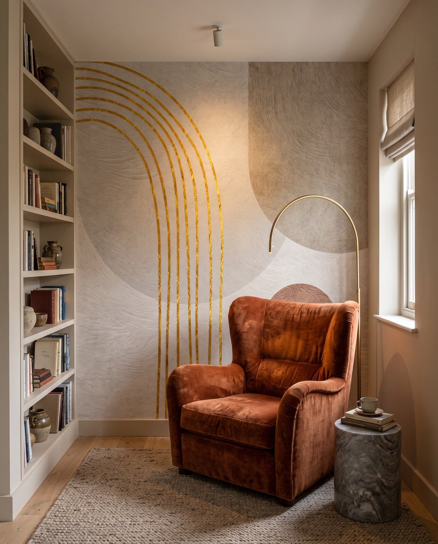 Bögen mit warmen Kreisen — Interieur 4