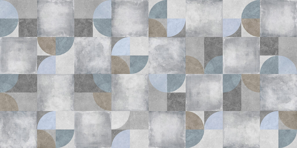 Quadrate und Viertelkreise — ganzes Design
