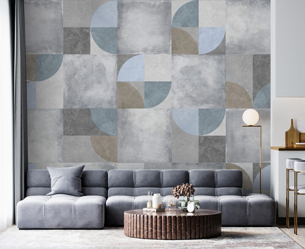 Quadrate und Viertelkreise — Interieur 1