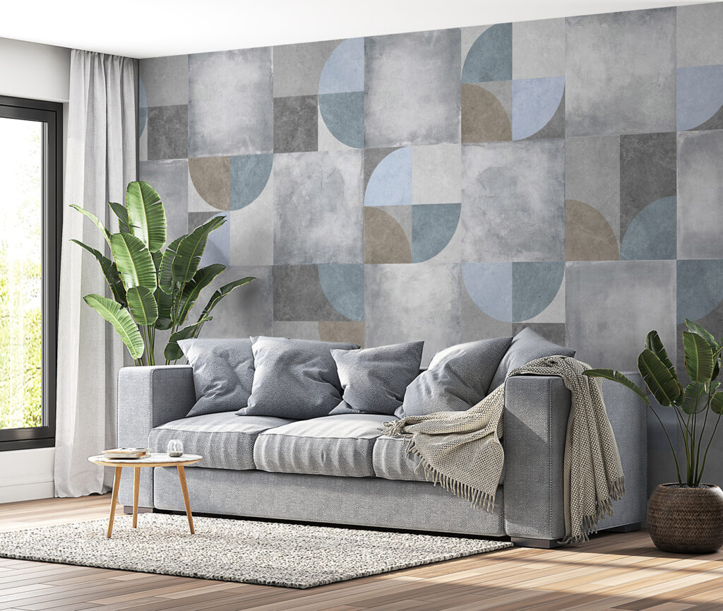 Quadrate und Viertelkreise — Interieur 3